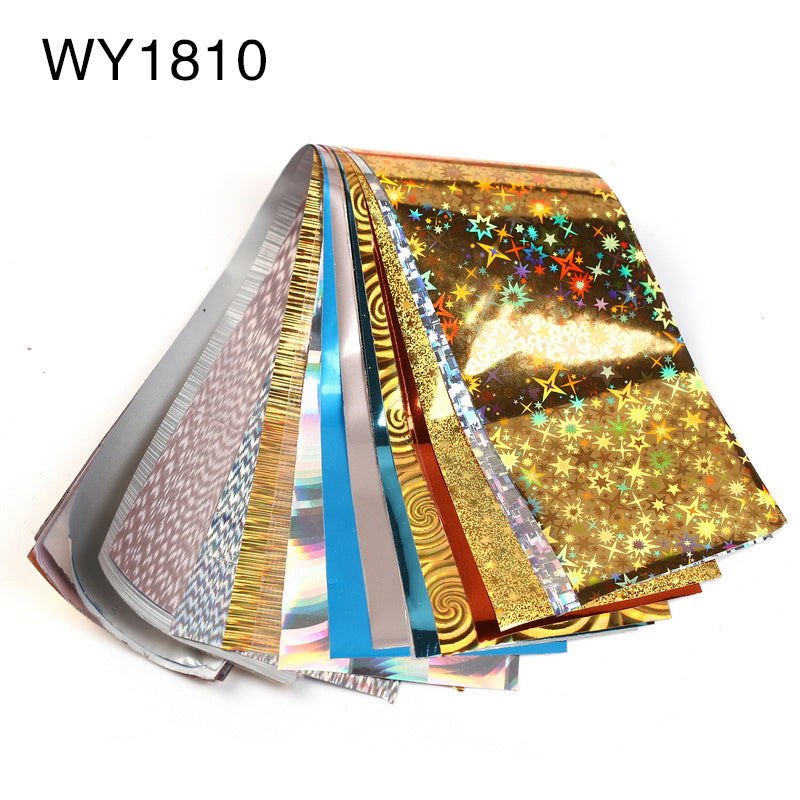 16pcs 20x4cm Mix Nail Art Transfer Foil Sticker - HD Wireless Product #26