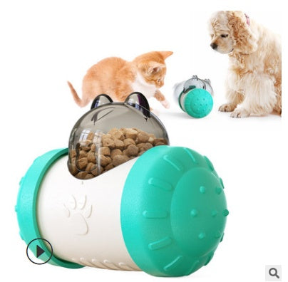 Funny Dog Treat Leaking Toy With Wheel Interactive Toy For Dogs Puppies Cats Pet Products Supplies Accessories 1263294791156