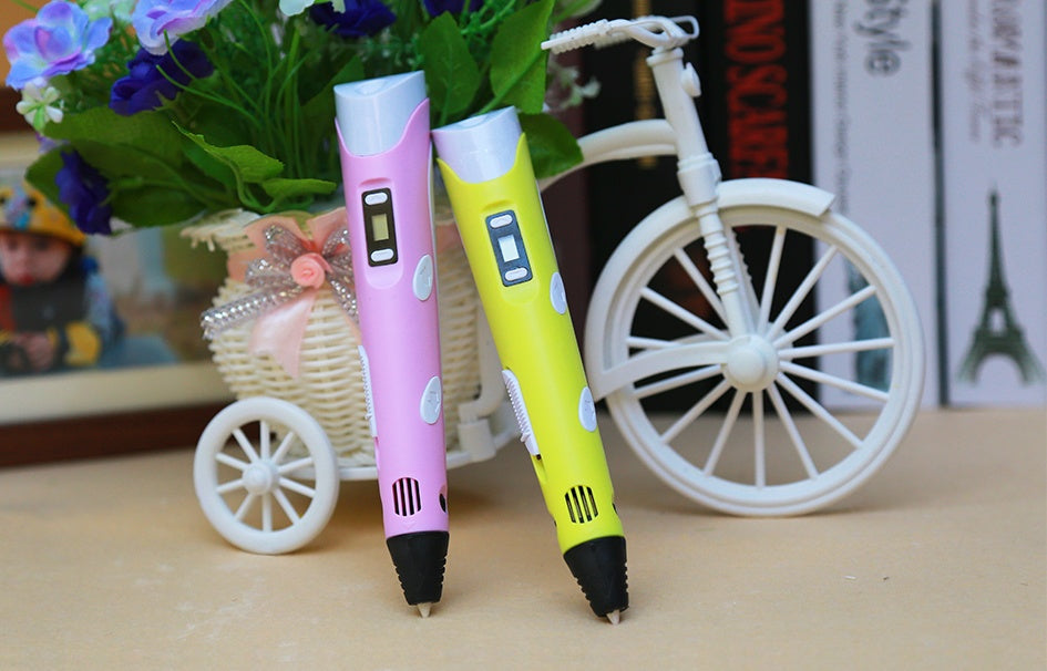 3D print pen 3D pen two generation graffiti 3D stereoscopic paintbrush children puzzle painting toys - 图片 6