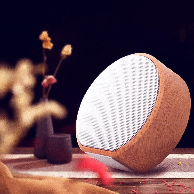 Wood grain bluetooth speaker 1272840360192