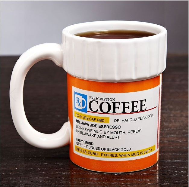 RIGHT MEDICINE CERAMIC COFFEE CUP 1282784165040