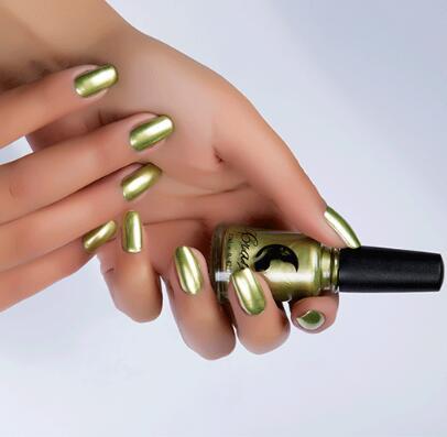 Stainless Steel Color Mirror Silver Nail Polish 1294874576105