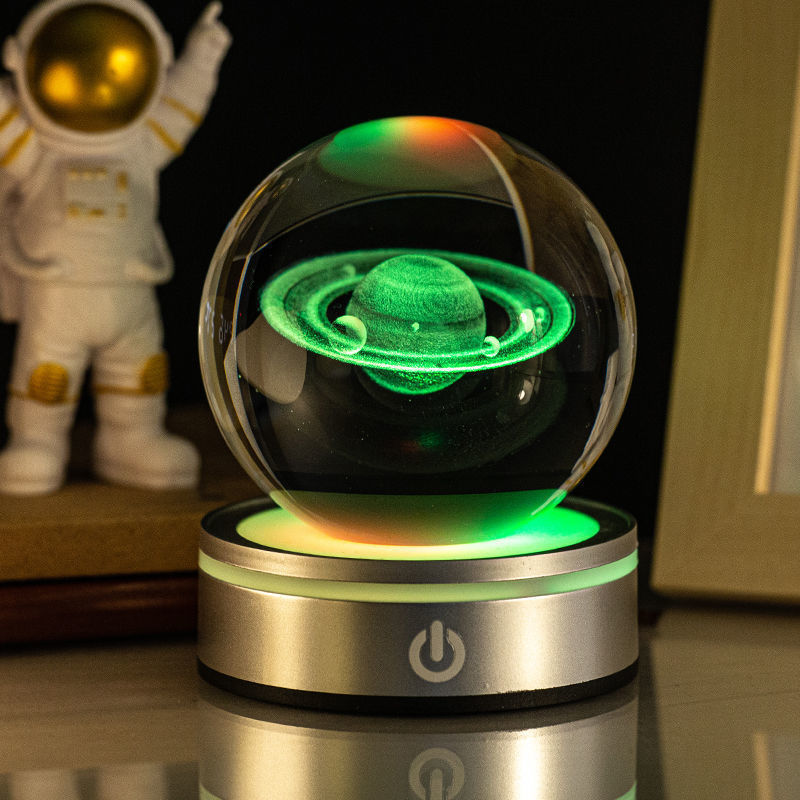 Creative 3D Inner Carving Luminous Crystal Ball Colorful Gradient Small Night Lamp Home Decorations Gifts Selection 12ad607b