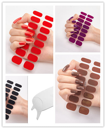Waterproof and Long Lasting Nail Stickers Letter Color Nail Stickers Full Stickers 12c8716d e4dd 4bfe 9bfb 2e1854d5ecee