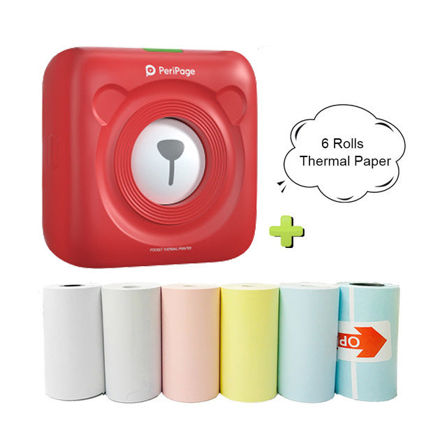 Mini Bliuetooth Wireless Thermal Printer Paper Sticker Label Printer - 图片 18