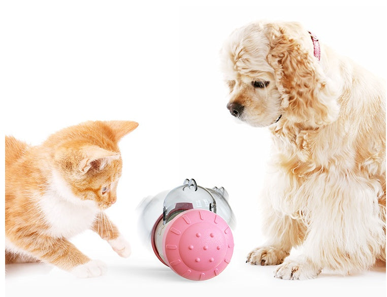 Funny Dog Treat Leaking Toy With Wheel Interactive Toy For Dogs Puppies Cats Pet Products Supplies Accessories 1330388055383