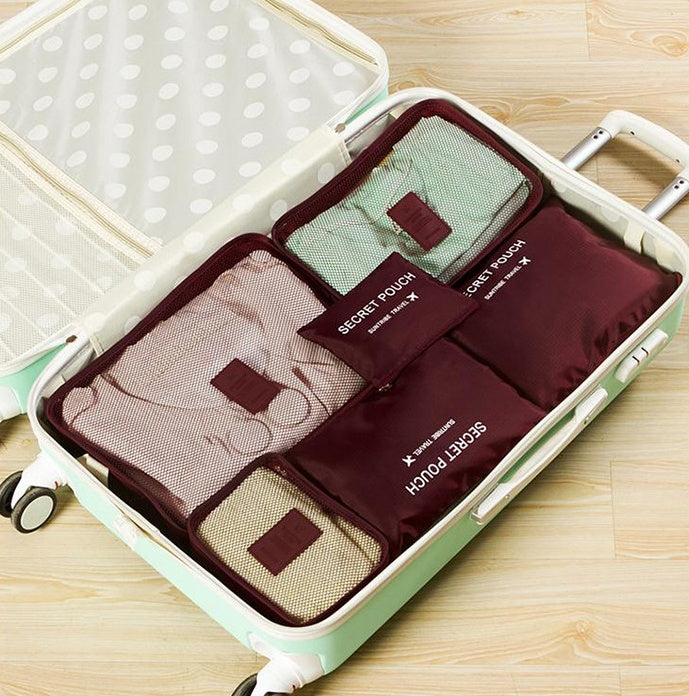 Durable Waterproof Nylon Packing Cube Travel Organizer Bag 1336263338138