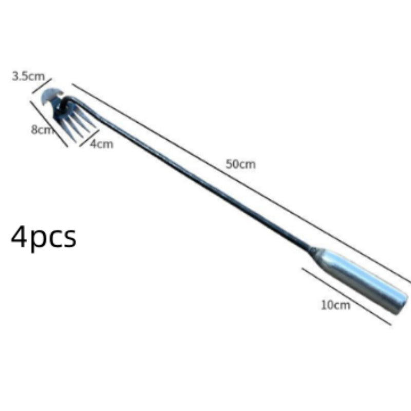 Manganese Steel Weeding Tool 4 Teeth Double Purpose Small Hoe 1344c873 2e73 457f a752 04de2c6f80a8