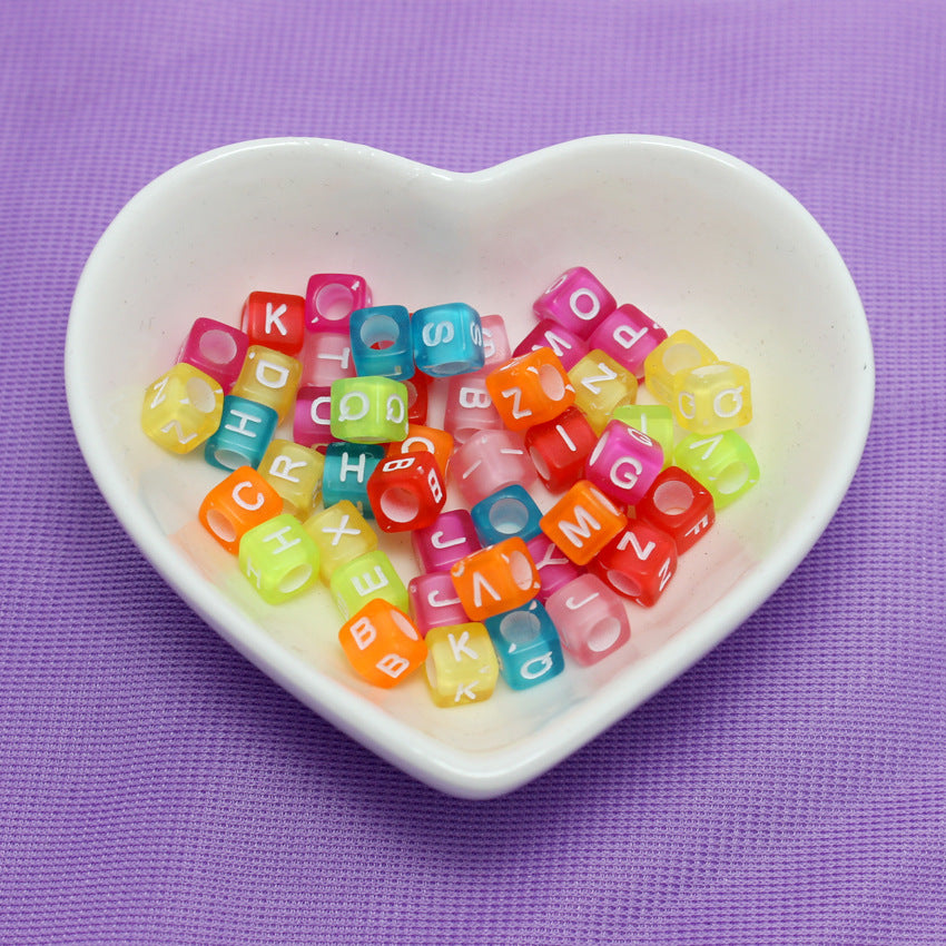 Acrylic English alphabet beads 1359186258779