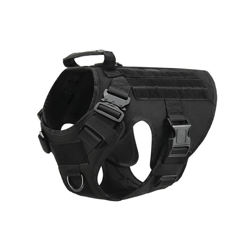 Military Tactical Dog Harness German Shepherd Adjustable Pet Dog Back 1389949650616