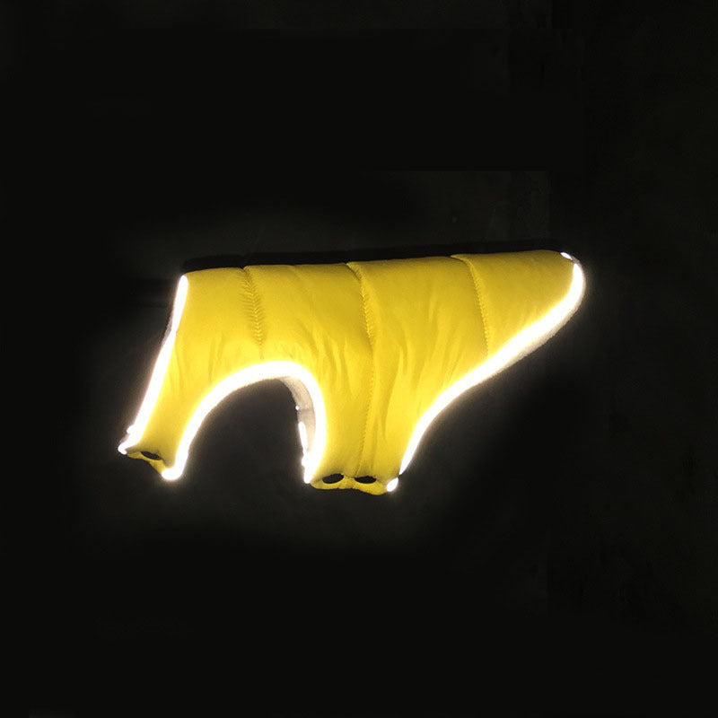 Pet Jacket Warm Winter Dog Clothes Reflective Puppy Clothing Vest Comfortable Fleece Pet Dogs Coat For Small Medium Large Dog