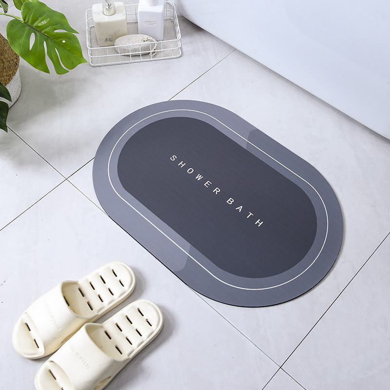 Bathroom Entrance Absorbent Household Crystal Velvet Floor Mat 139aa998 adf8 435e b1cd b483e361d2bb 803e57c3 5545 4386 ad85 6