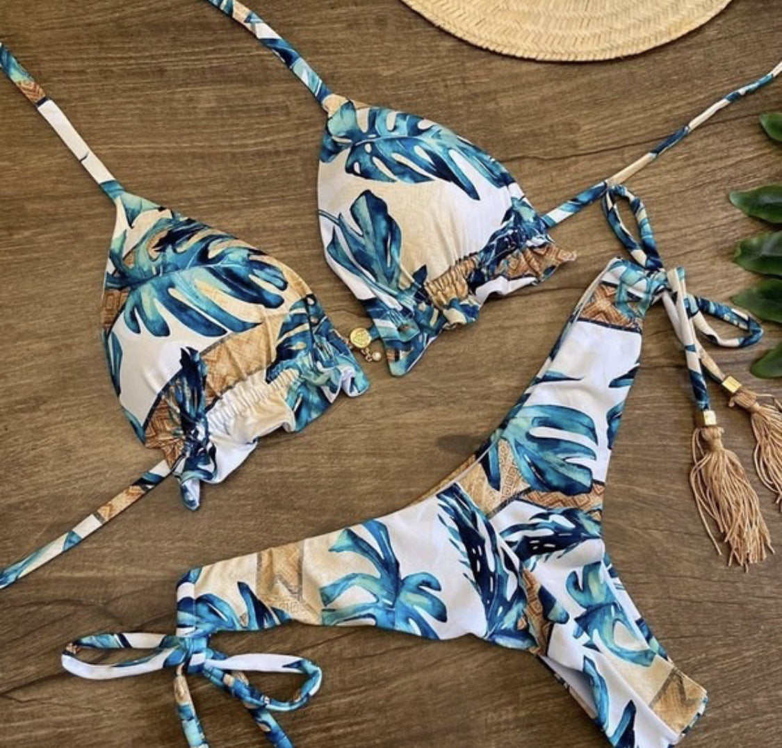 Women's Beach Split Printed Swimsuit 13a2f784 4431 4508 8a58 b2c7d53e29f2 796e0748 cb06 4d28 bb55 b159ec1344e8