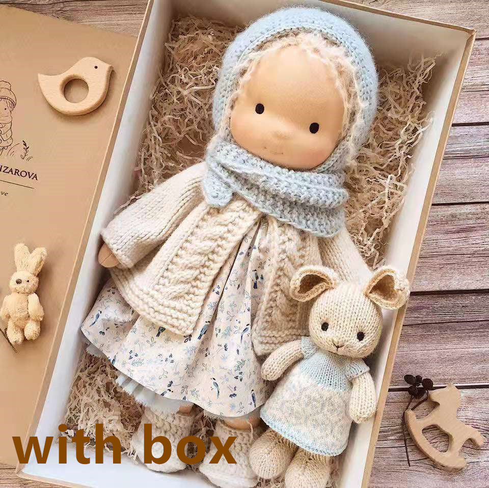 Handmade Plush Doll Golden Curly Girl Finished Product 13c7e418 e4e8 4e8c bdd2 4abea519eb17