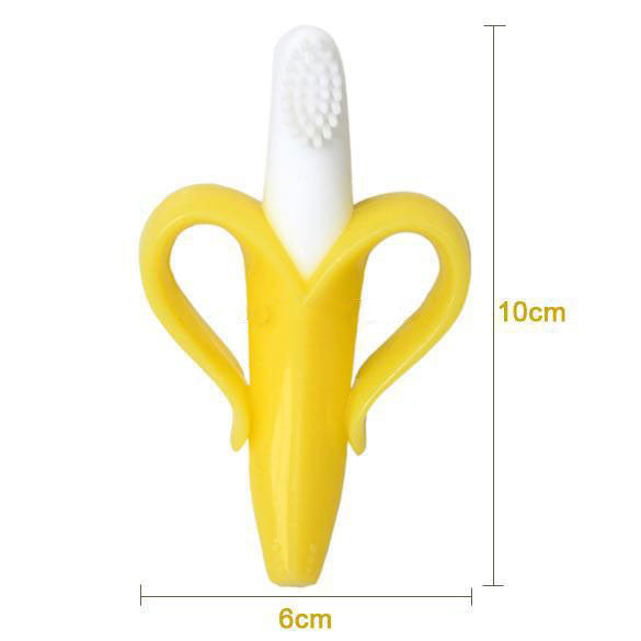 Silicon Bebe Banana Teether Toy 1403869253605