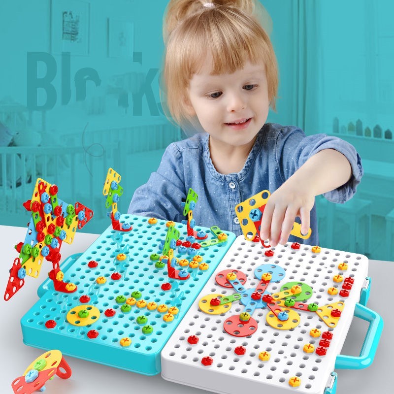 Children's Variety Puzzle Manual Disassembly Toolbox 1406877373102