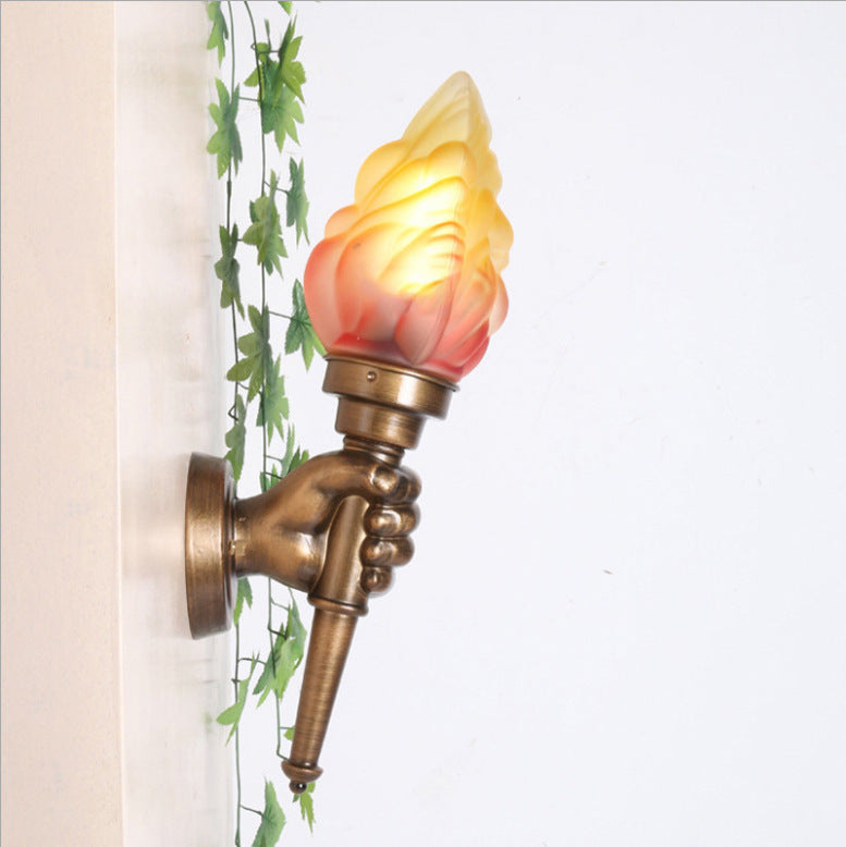 Creative torchbearer wall lamp 1408245726043