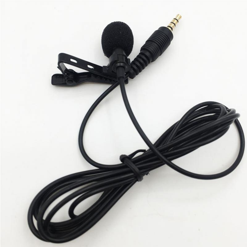 Portable clip Condenser Microphone Mobile Phone Universal 3.5MM 1412781853113