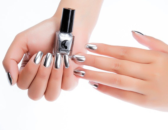 Stainless Steel Color Mirror Silver Nail Polish 1428141602823