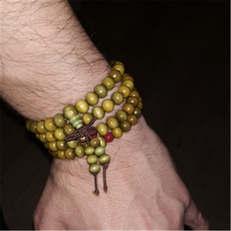 108 rosary chicken wings wooden bracelet - HD Wireless Product #9
