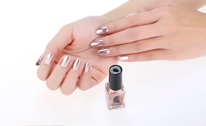 Stainless Steel Color Mirror Silver Nail Polish 1448253679372