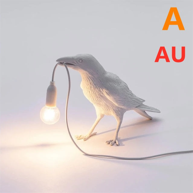 Creative Auspicious Bird Resin Wall Lamp Decoration 1449289624147