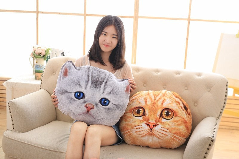 40cm&50cm Cat Pillow Car Cushion Creative Stuffed Cute Cat shape Nap pillow Cute seat cushion Plush Toys Animal Pillow - HD Wireless Product #2