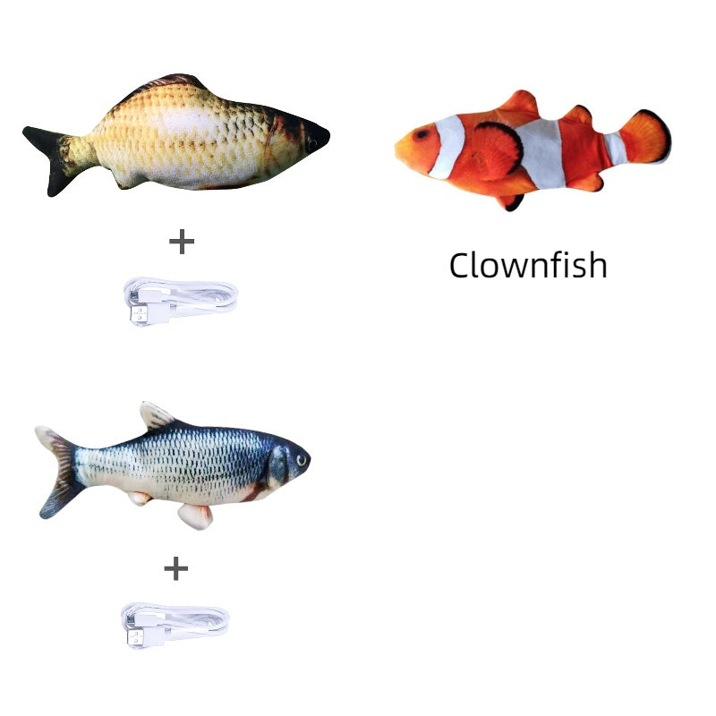 Without Cat Nip Version - Electric Jumping Fish Simulation Electric Fish Toy 145c61a7 0410 4b71 9c46 ea93840773c7