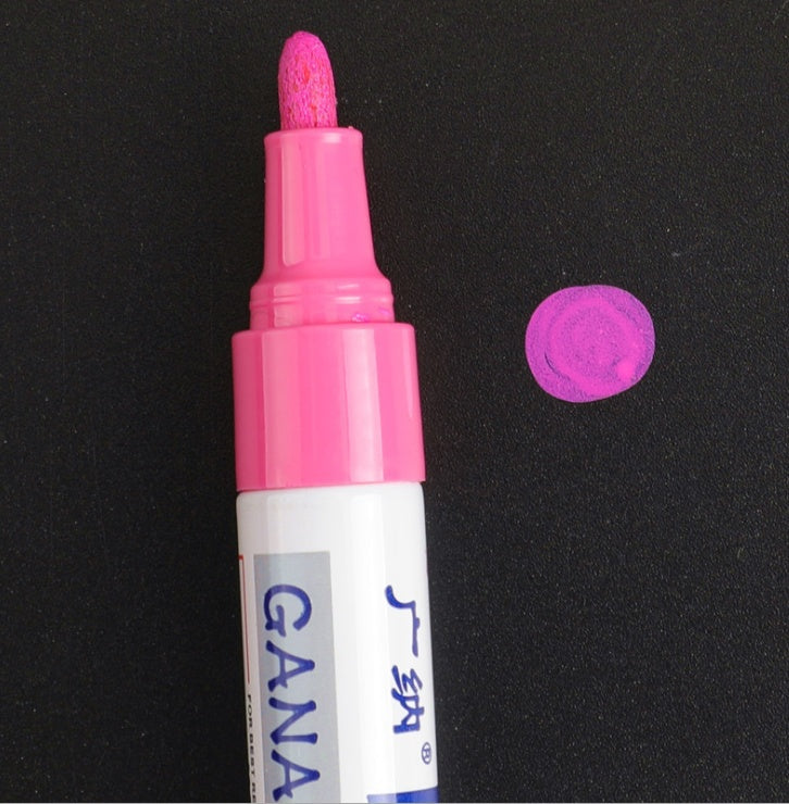 Colorful Waterproof Pen Car Tyre Tire Tread CD Metal Permanent Paint 1461368368858
