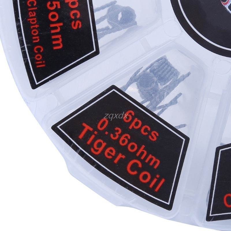 48pcs Pre Built Coils Rta Rda Flat Twisted Fused Clapton Qua - HD Wireless Product #2