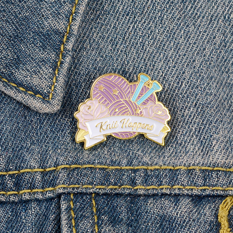 Alloy drip brooch 1478506004893