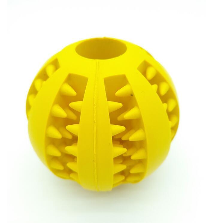 Pet Slow Feeder Dog Toy Cute Funny Rubber Dog Ball Toy 1492602333778