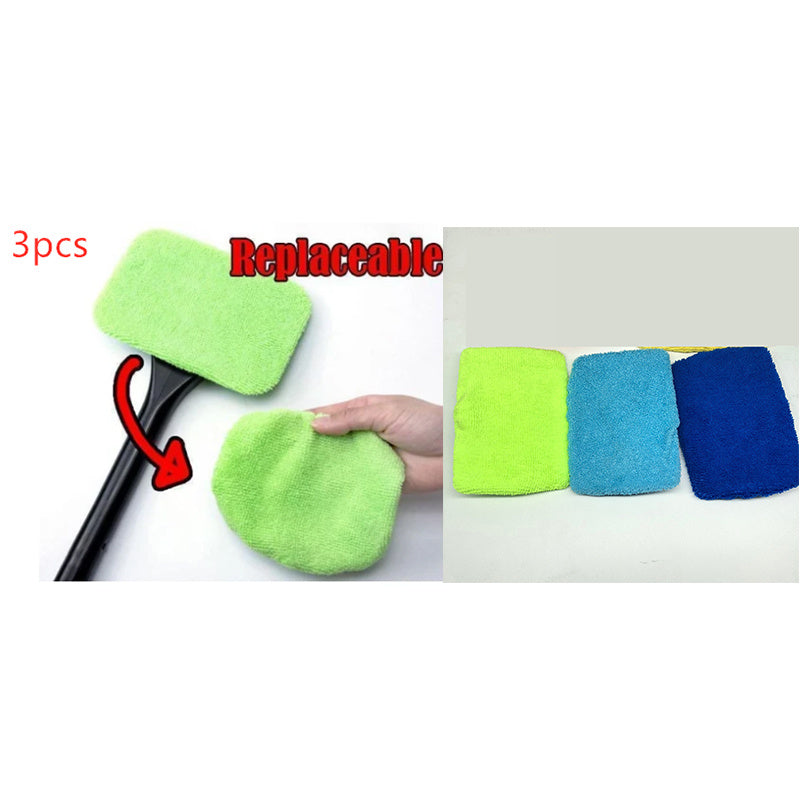 Car Window Pivoting Microfiber Cleaner Auto Window Cleaner 1500754017679