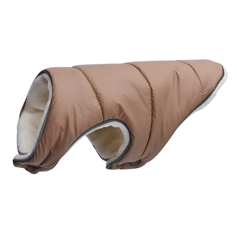 Pet Jacket Warm Winter Dog Clothes Reflective Puppy Clothing Vest Comfortable Fleece Pet Dogs Coat For Small Medium Large Dog