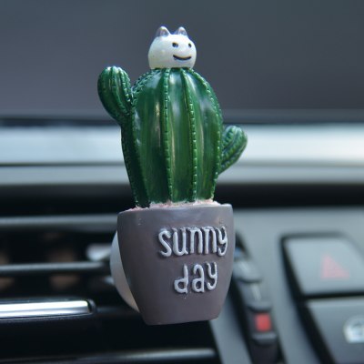 Car Air Freshener Plants Perfume Vent Outlet Air Conditioning Fragrance Clip Cute Creative Ornaments Interior Auto Accessorie