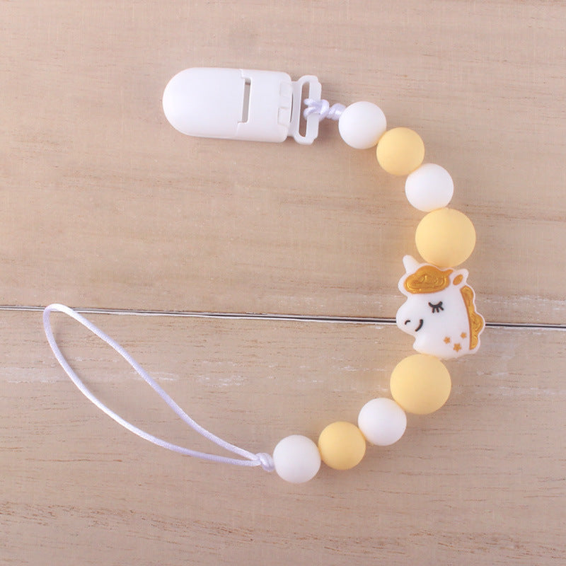 Baby silicone nipple chain clip 1526100118037