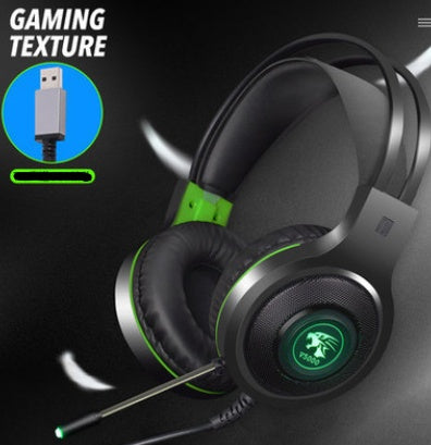V5000 7.1-channel headphone headset-style eating chicken computer game desktop Internet cafes Jedi survival headset 153395126
