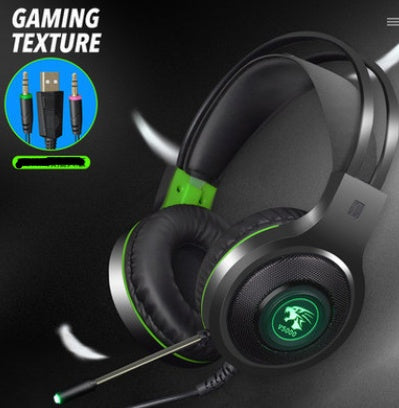 V5000 7.1-channel headphone headset-style eating chicken computer game desktop Internet cafes Jedi survival headset 153395126