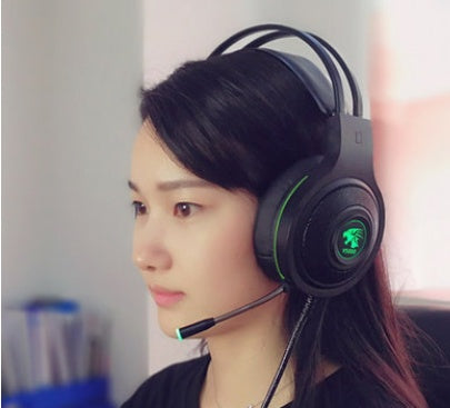 V5000 7.1-channel headphone headset-style eating chicken computer game desktop Internet cafes Jedi survival headset 153395127