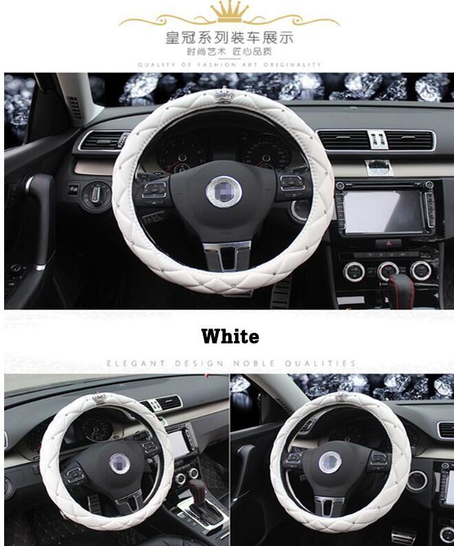Car Steering Wheel Cover DAD Crown Diamond 1542383861406