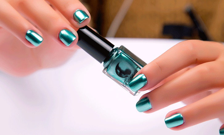 Stainless Steel Color Mirror Silver Nail Polish 1554958093090