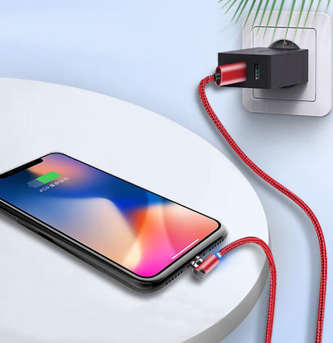Nylon Braided Magnetic Mobile Phone Charging Cable - 图片 2