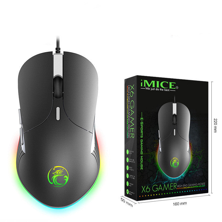 LED Gaming Mouse 6400 DPI USB Ergonomic Mause - 图片 4