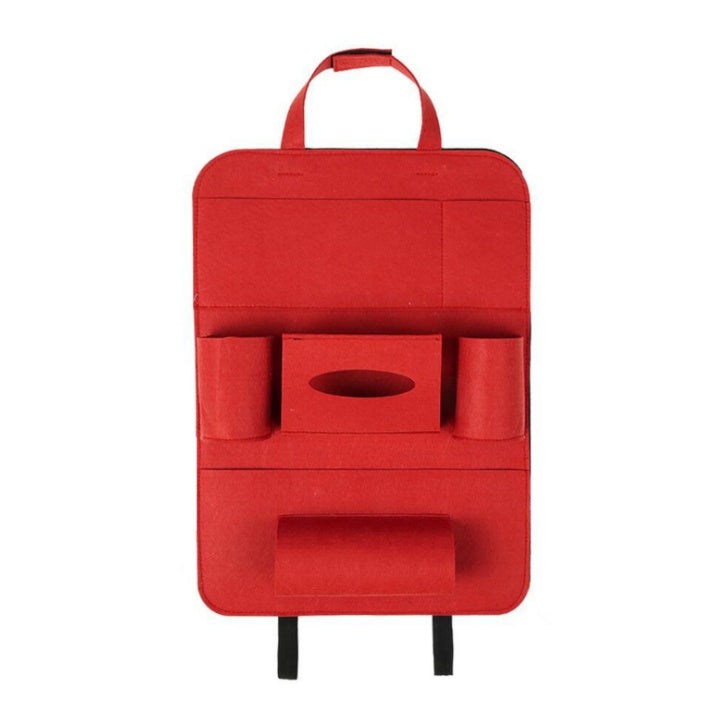 Auto Car Backseat Organizer Car-Styling Holder Multi-Pocket Seat Wool Felt Storage Multifunction Vehicle Accessories Bag 1571