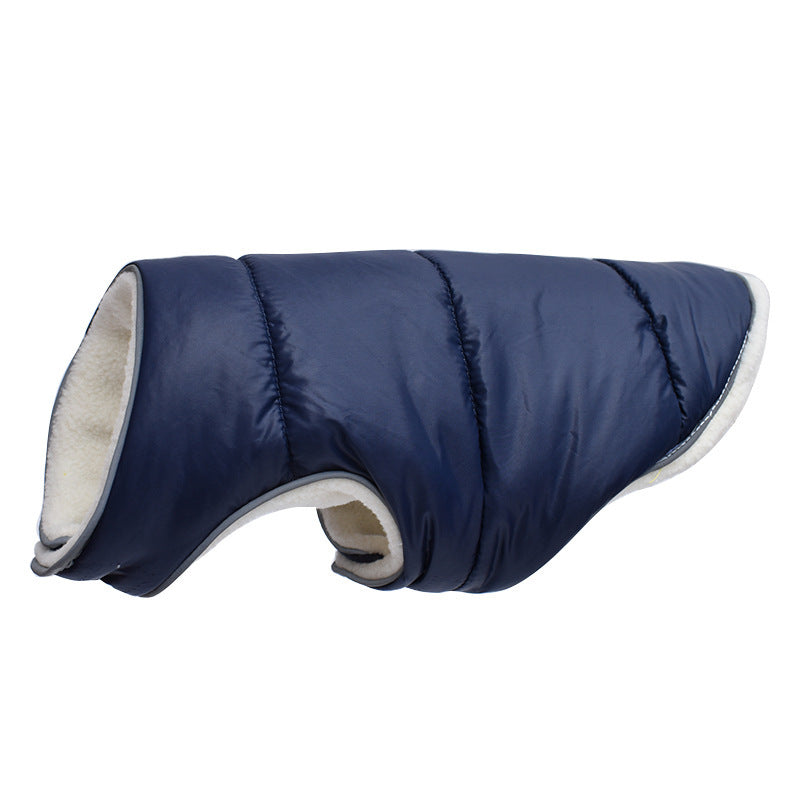 Pet Jacket Warm Winter Dog Clothes Reflective Puppy Clothing Vest Comfortable Fleece Pet Dogs Coat For Small Medium Large Dog