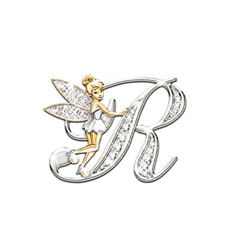 Women's Fashion 26 English Letter Brooch 1598360f 9684 4e4c 987f 2674065a340c