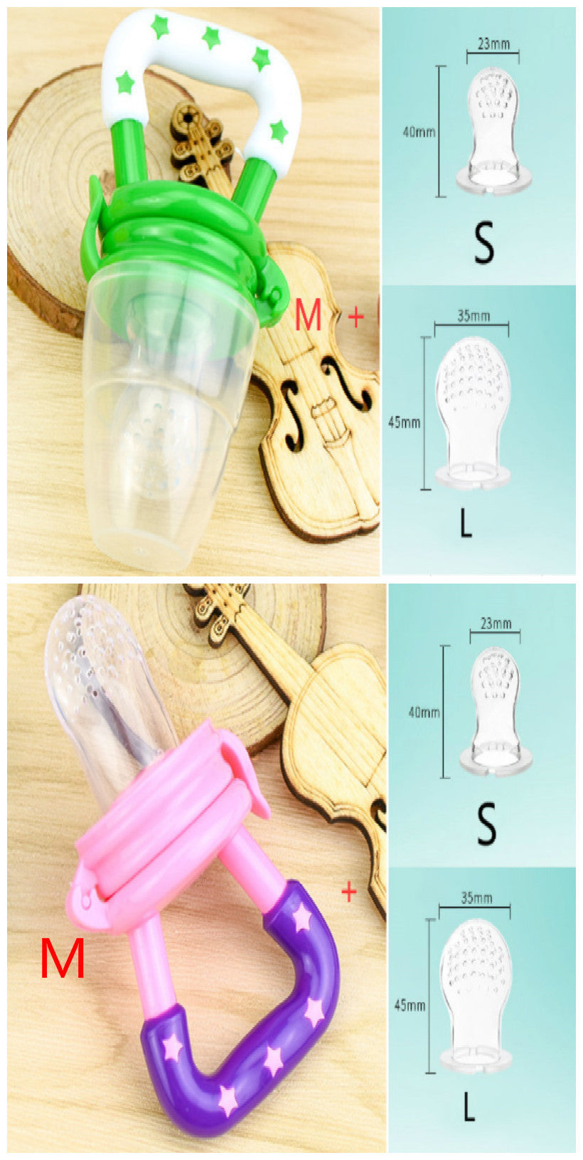 New Baby Silicone Pacifier, Encapsulated To Soothe Complementary Food Feeding Artifact 160633434095