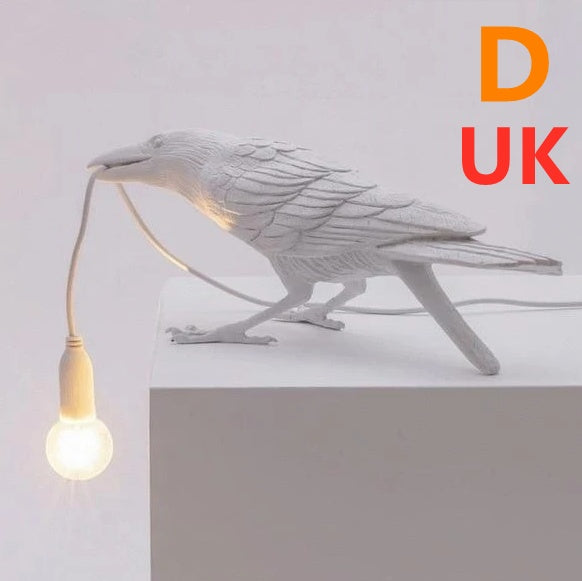 Creative Auspicious Bird Resin Wall Lamp Decoration 1611612927568
