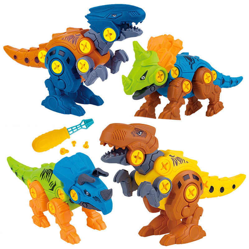 DIY Disassembly Assembly Dinosaur Toy Set Screw Nut Combination Assembling Dinosaur Model 1611903611323