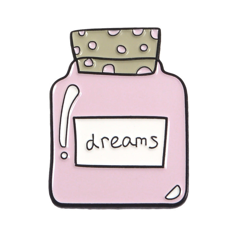 Cartoon Creative Pink Series Jewelry Brooch 1612082550887